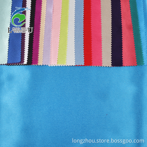 Back Crepe Satin PD Single Treatment Fabric